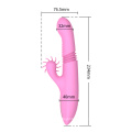 7 mode Telescopic and warming rabbit women adult g spot clitoris vibrator sex toy